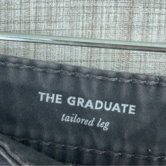 Ag Adriano Goldschmied Jeans Mens Size 38x32 The Graduate Charcoal 2595 - Picture 7 of 13